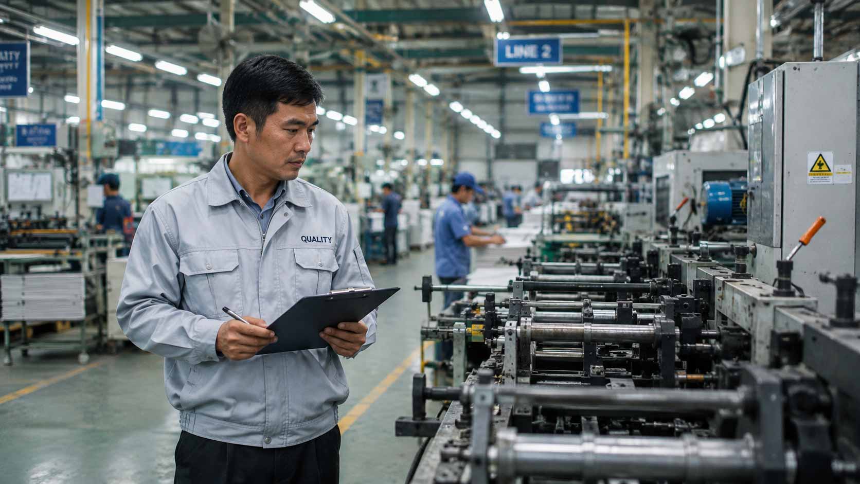 ISO 9001 quality management factory inspection